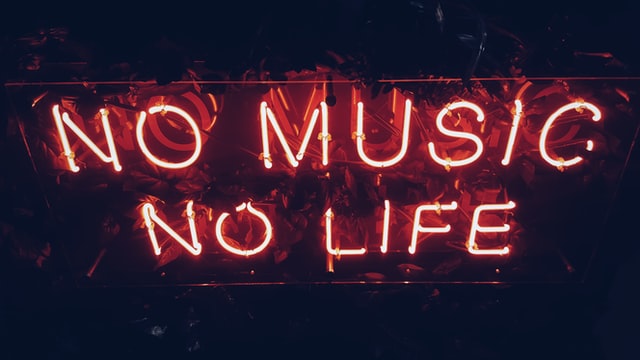 NO MUSIC NO LIFEの文字
