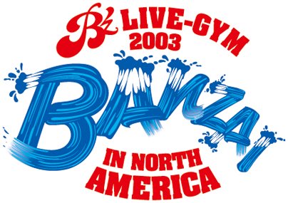 BzLIVE-GYM BANZAI IN NORTH AMERICAのツアーロゴマーク